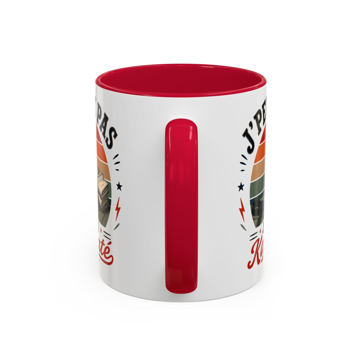 Tasse J’Peux Pas J’Ai Karaté – Mug Humour Karaté Vintage – Cadeau Passion Arts Martiaux Homme Femme 325ml