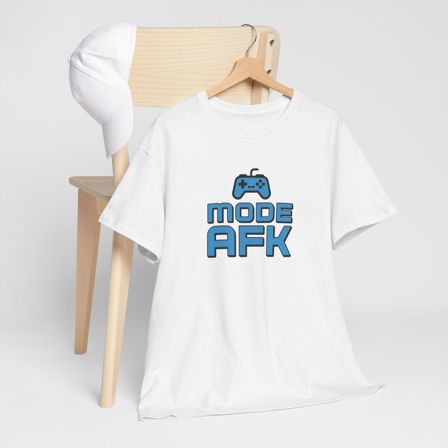 T-Shirt Gamer Mode AFK – Tee Shirt Gaming Drôle Pause Jeu Manette Gamer Noob Geek Cadeau Joueur Homme Femme