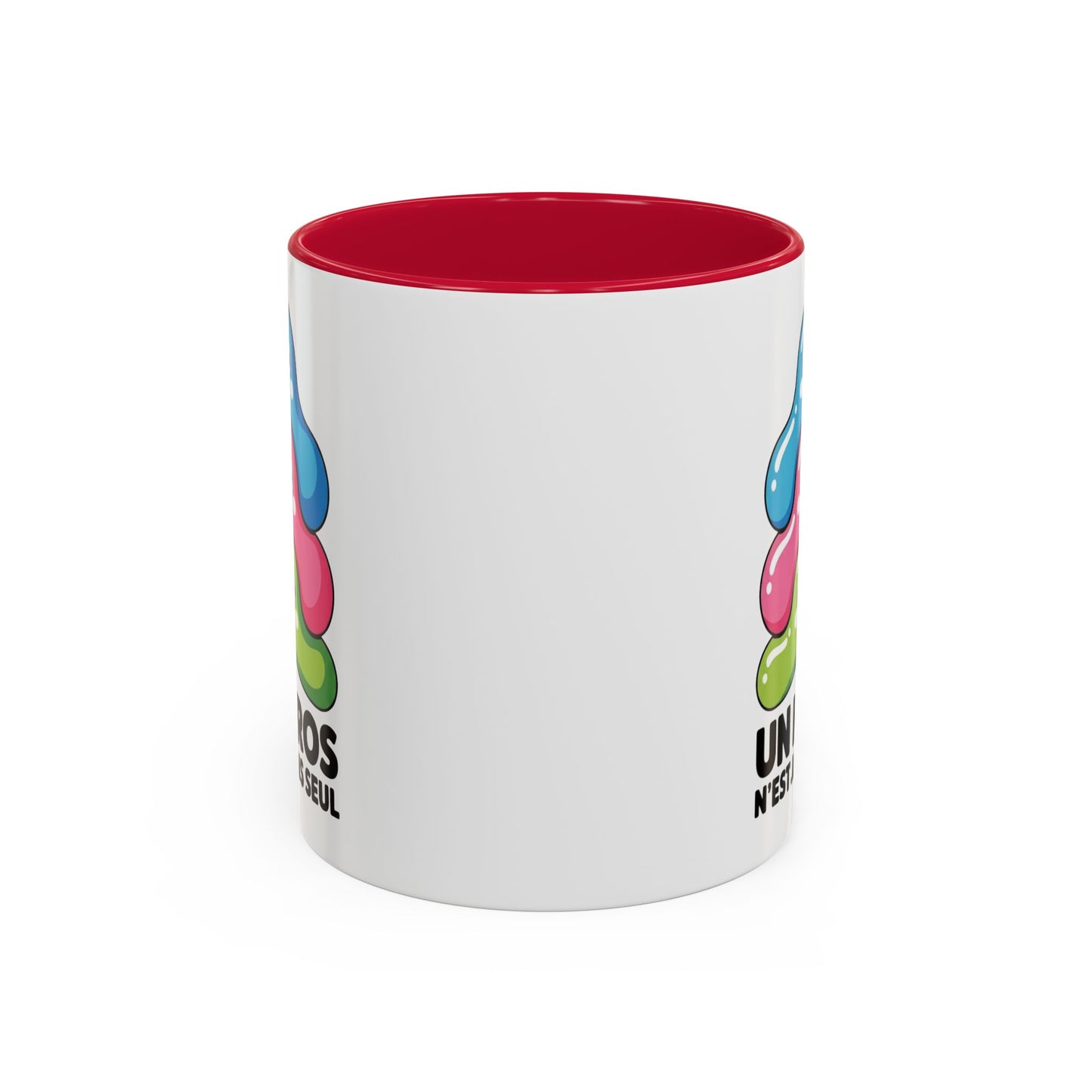 Mug Humour Bactéries – Tasse Microbes Drôles Citation Fun – Cadeau Original Humour – Céramique 325ml Noir Bleu Rouge