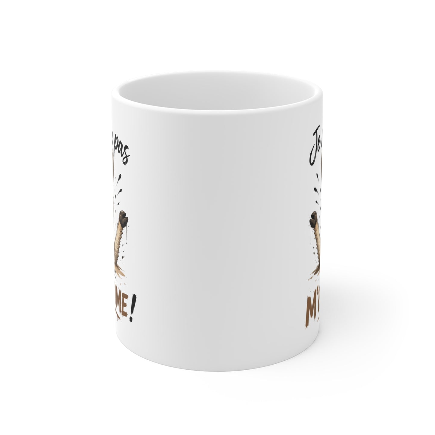 Tasse Je Ne Crie Pas Je M’Exprime – Mug Lama Humour Drôle – Cadeau Homme Femme 325ml