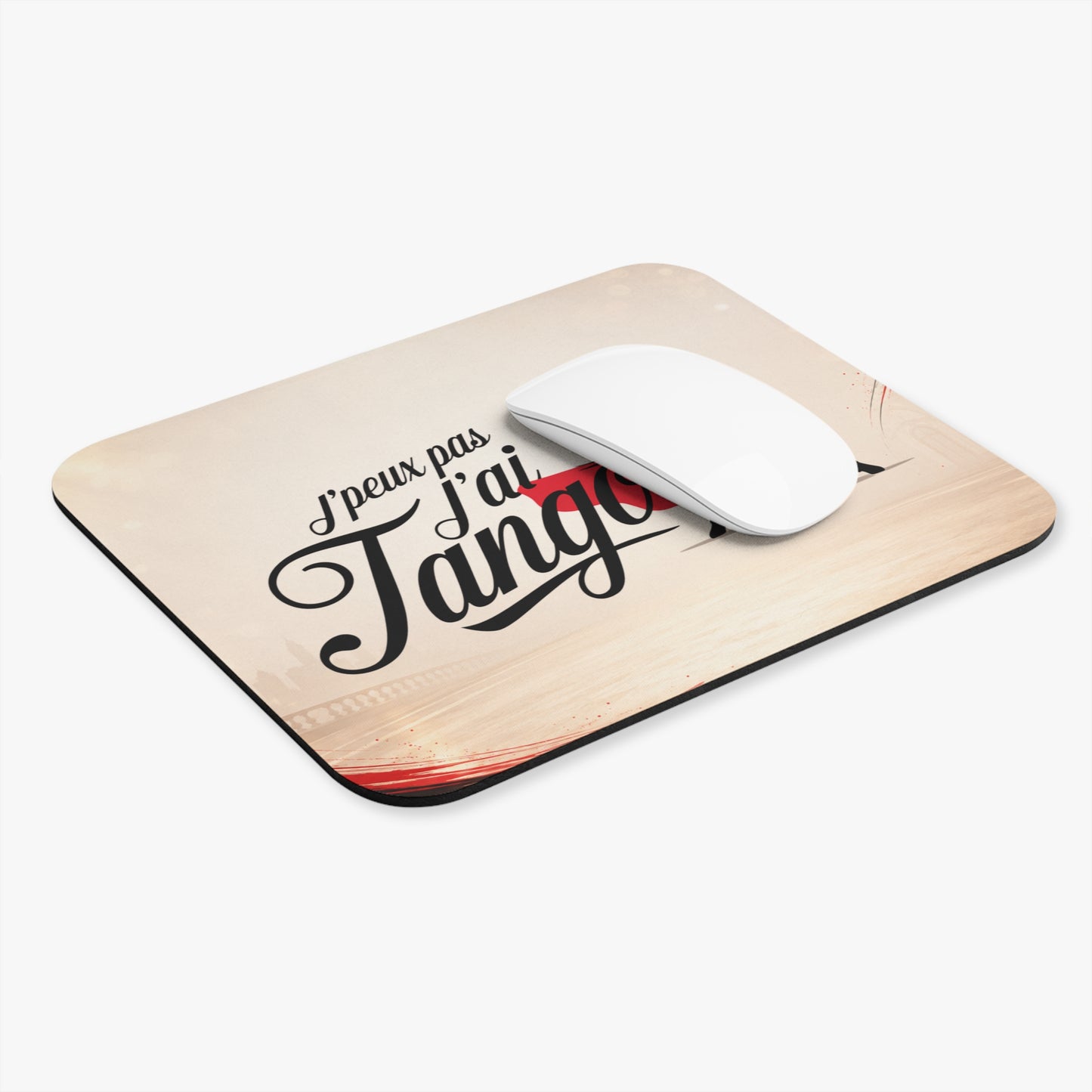Tapis de Souris 22x18cm J'Peux Pas J'ai Tango Humour Cadeau Danse Tango Homme et Femme Bureau Gaming Danseurs