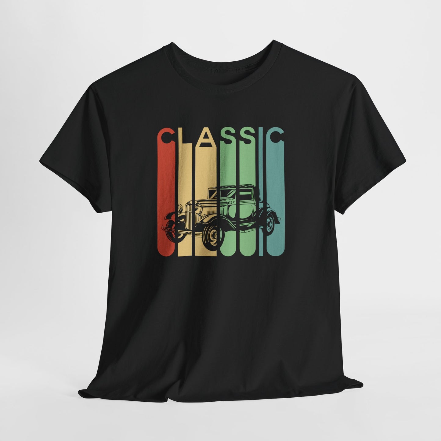 T-Shirt Voiture Vintage Homme et Femme – Automobile Ancienne Classic Rétro – Cadeau Passionné Auto Collectionneur – Style Vintage