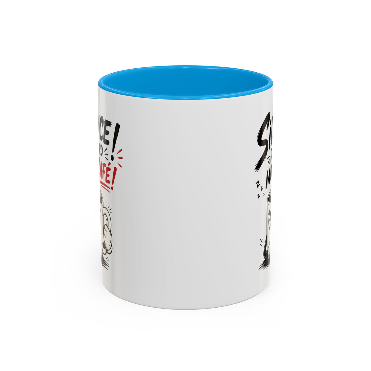 Mug Silence d’Abord Mon Café – Tasse Humour Café – Cadeau Drôle Original Homme Femme – Pause Café