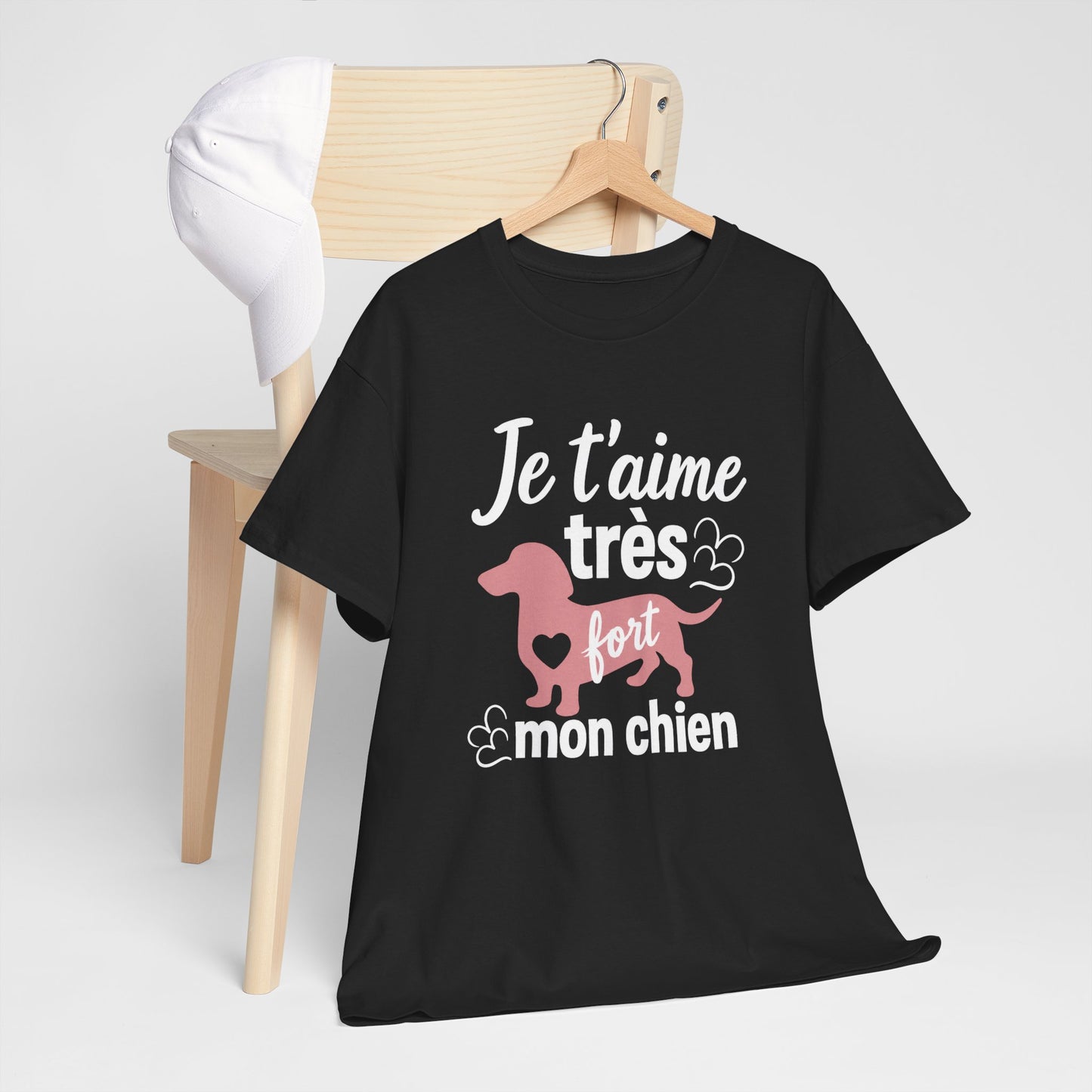 T-Shirt Chien Femme – Cadeau Amoureuse des Chiens – Maman de Chien Dog Mom – Humour Passion Animaux – Idée Cadeau