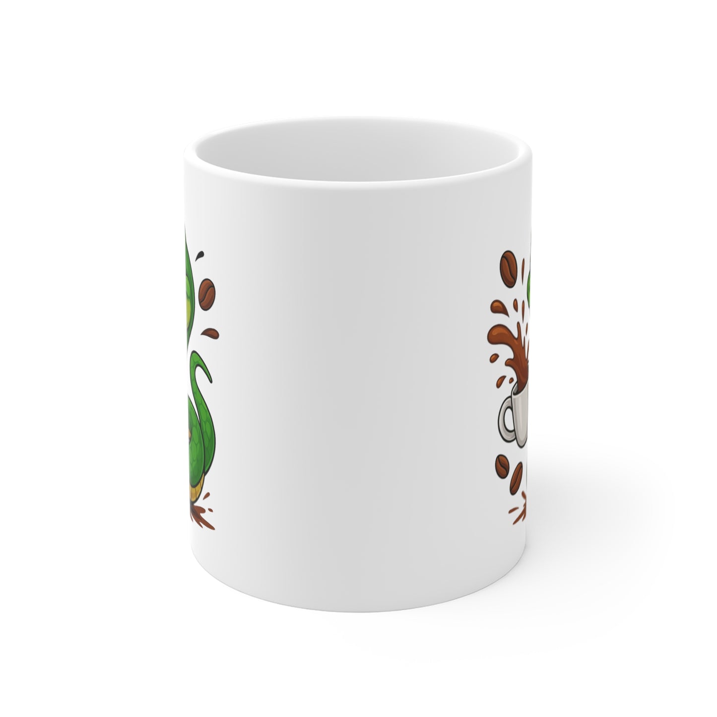Tasse Serpent Amusant – Mug Café Cartoon Céramique 325ml – Cadeau Original Animal Mignon