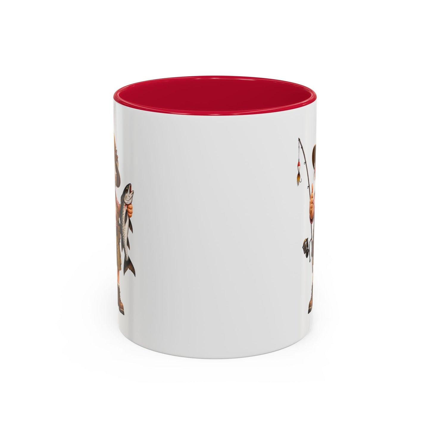 Mug Pêcheuse Femme – Tasse Passion Pêche avec Poisson – Cadeau Original Femme – Amatrice de Pêche