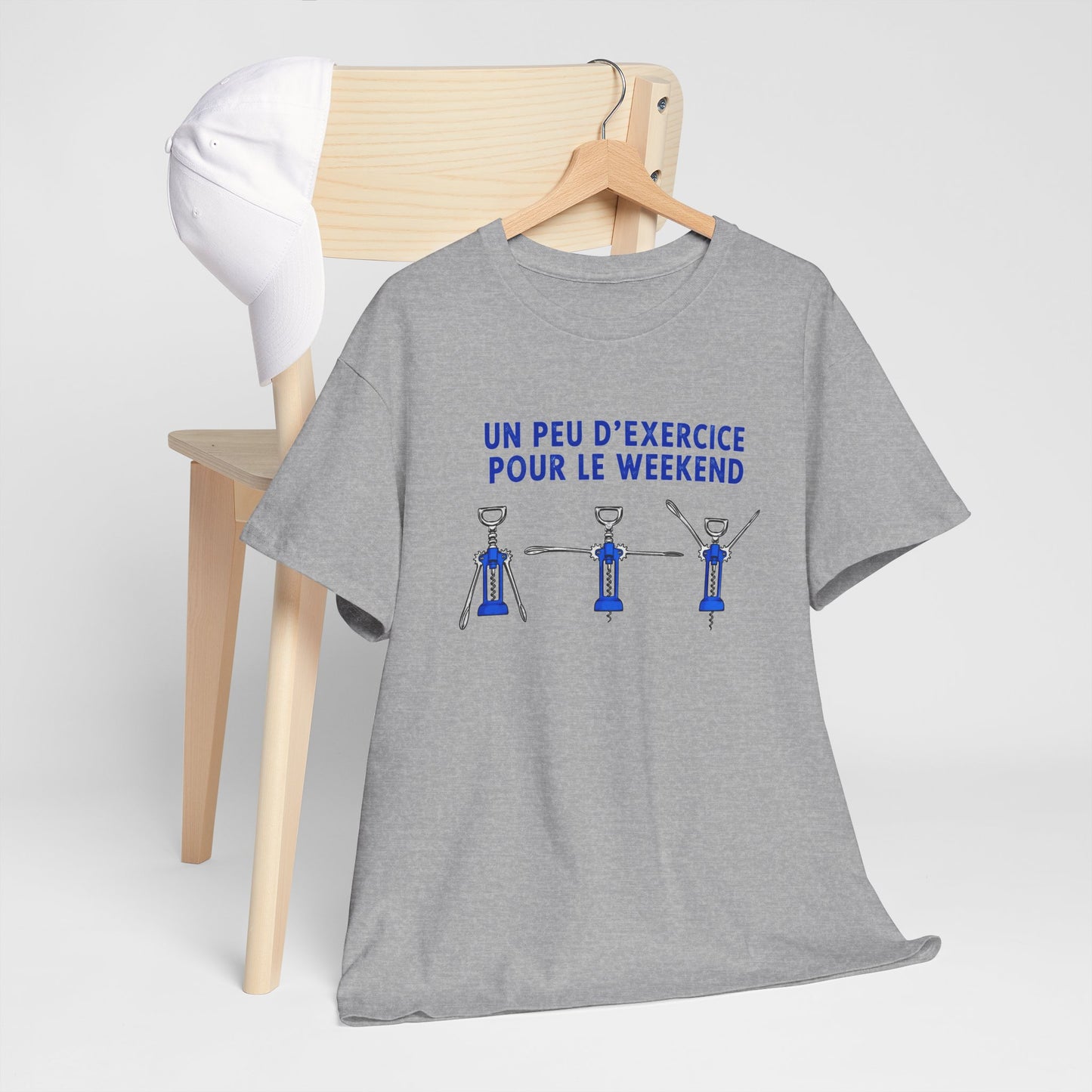 Tee Shirt Homme et Femme Vin Apéro Tire Bouchon Humour Week End Amateur de Vin Idée Cadeau Originale