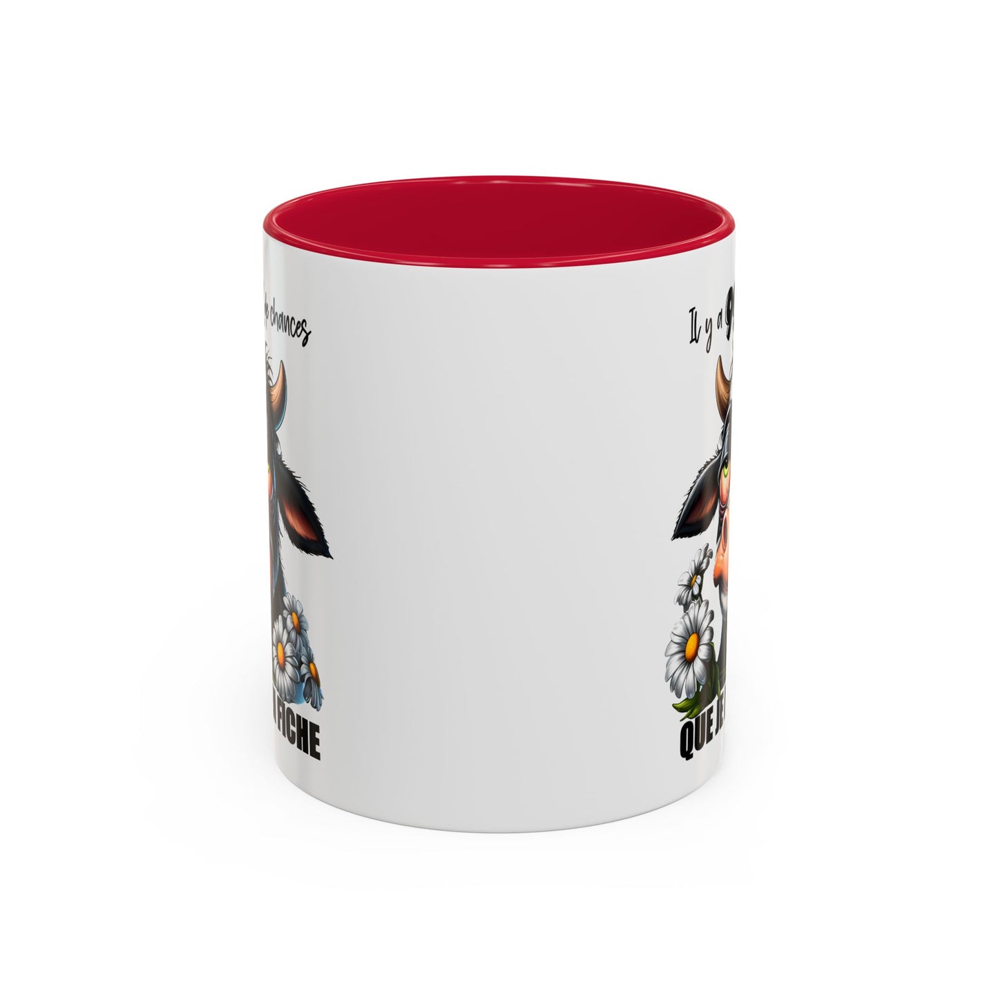 Tasse Il Y A 99% De Chances Que Je M’En Fiche – Mug Humour Vache Drôle Sarcastique 325ml