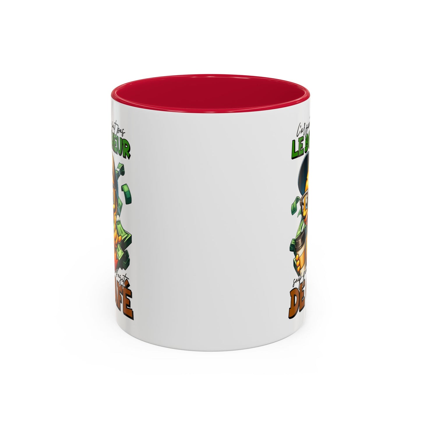 Tasse L’Argent Ne Fait Pas Le Bonheur Sauf Quand Il S’Agit De Café – Mug Humour Drôle 325ml