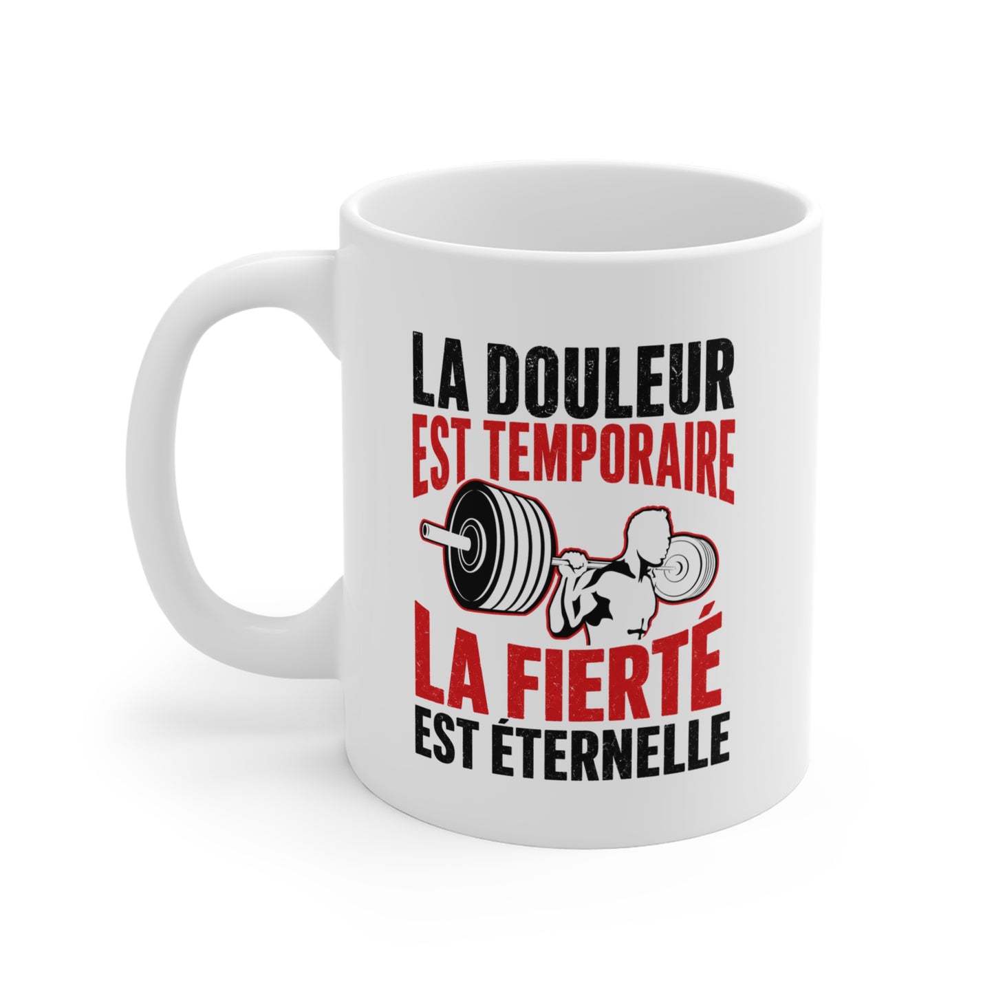 Mug Musculation Fitness – Tasse Sport Haltérophilie – Cadeau Original Homme et Femme, Salle de Sport
