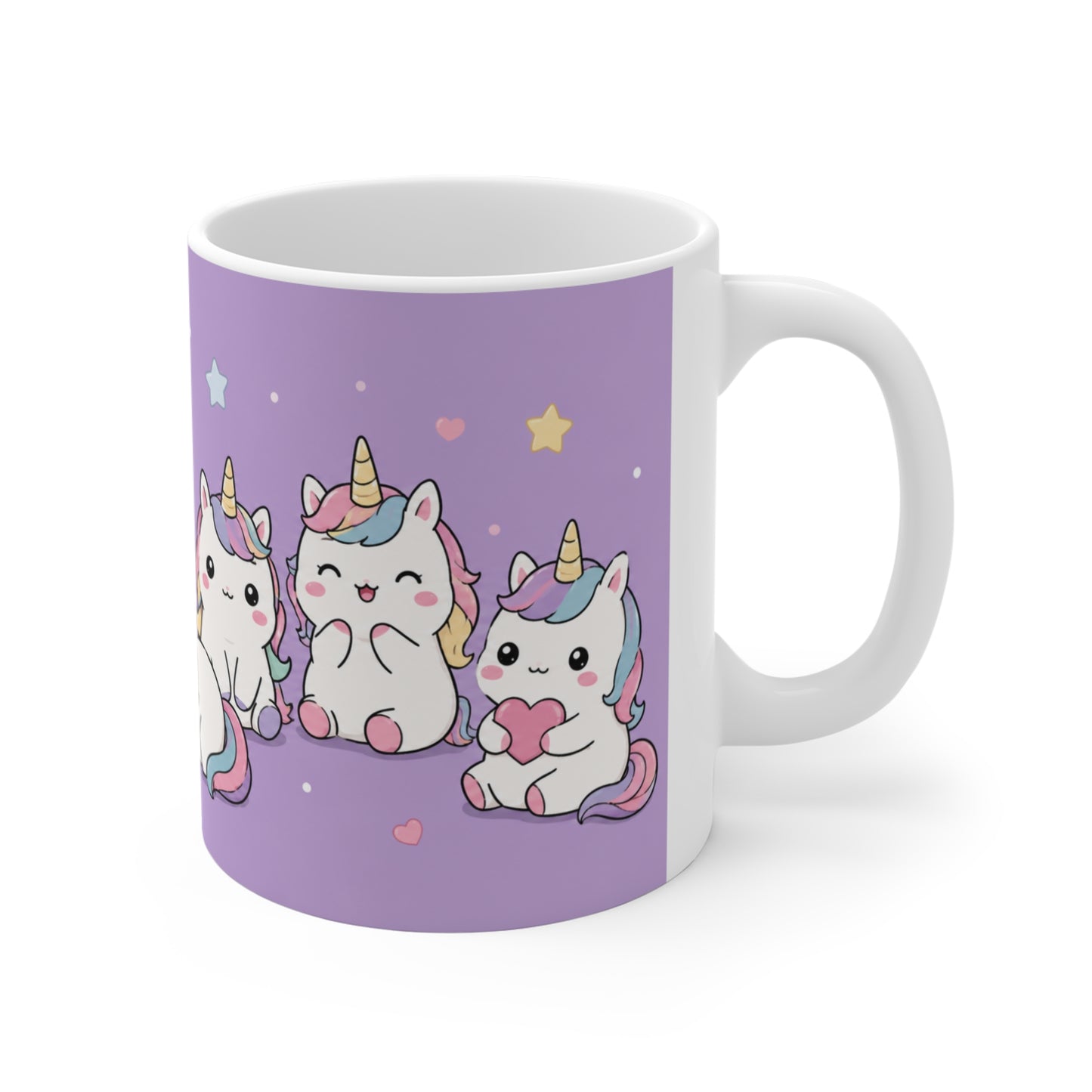 Tasse Licornes Kawaii – Mug Licorne Cute et Pastel – Cadeau Femme Fille Enfant 325ml