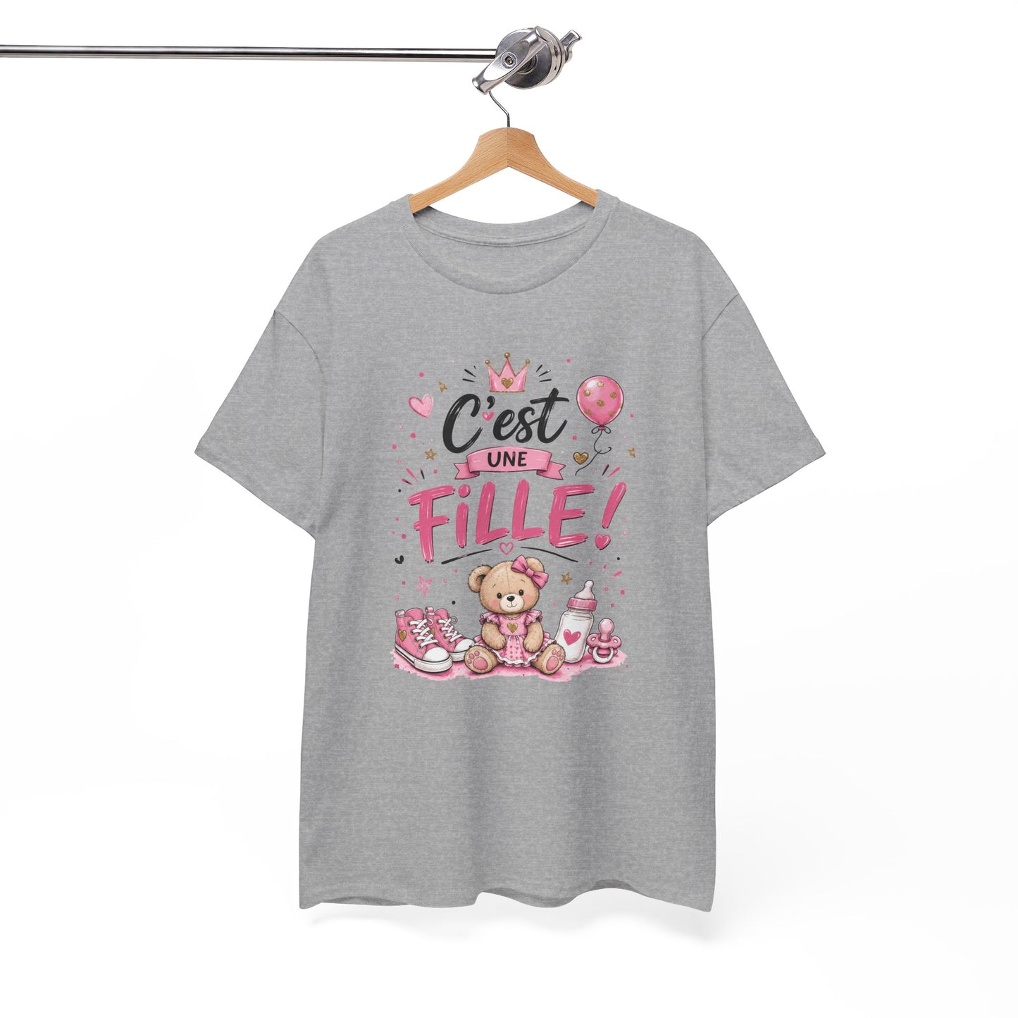 Tee Shirt Annonce Grossesse Homme et Femme Révélation Sexe Enfant Future Maman Futur Papa Cadeau