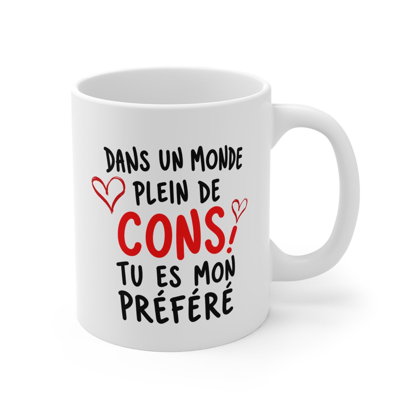 Tasse Amour Romantique – Mug Couple Déclaration d'Amour – Cadeau Saint-Valentin Homme Femme 325 ml