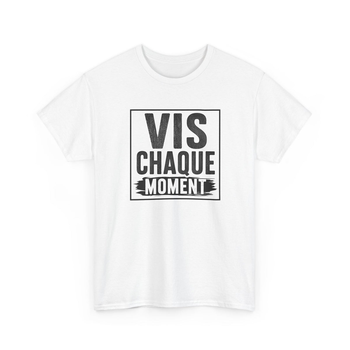 T-Shirt Homme et Femme Motivation Positive – Message Inspirant Vie et Bonheur – Cadeau Original