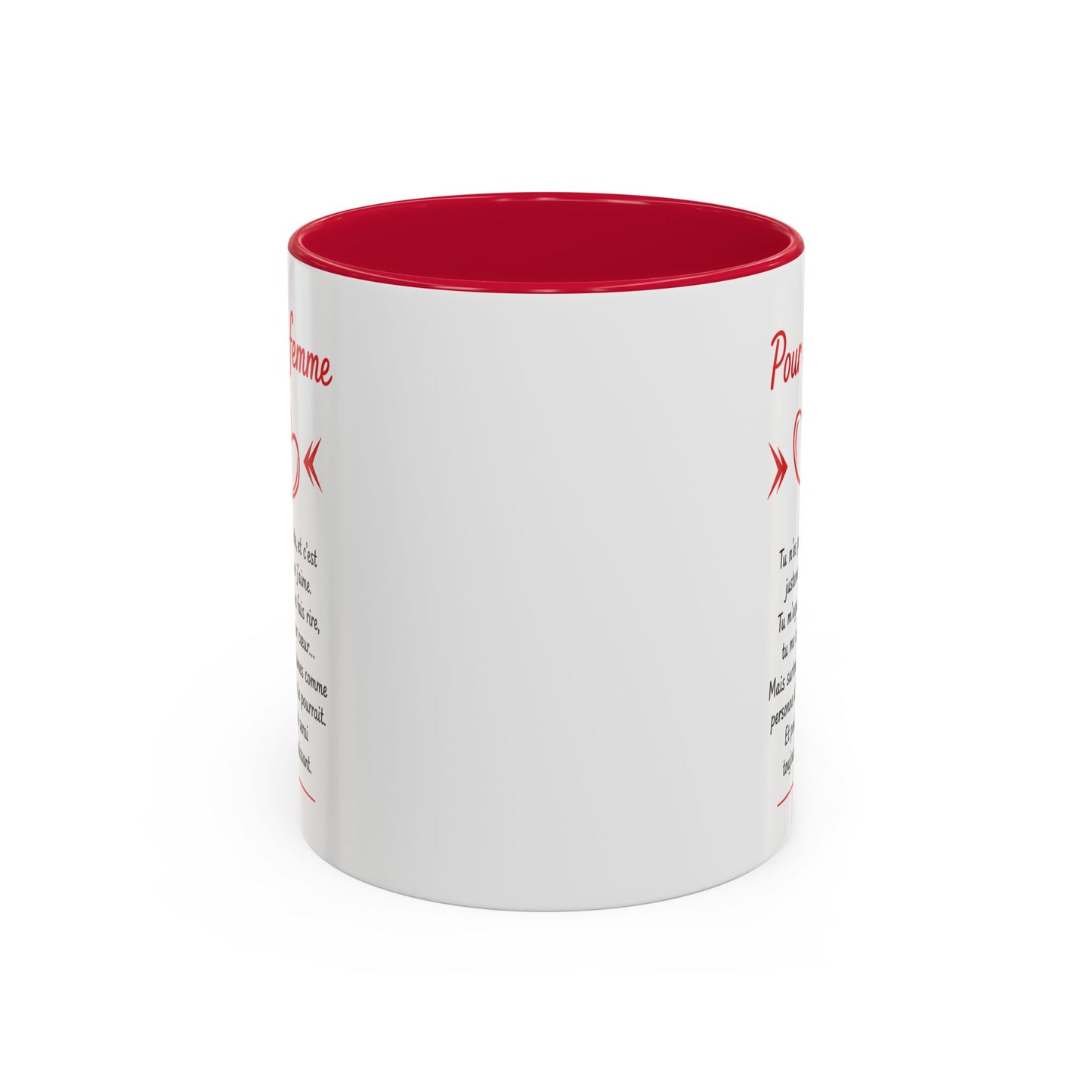 Tasse Pour Ma Femme – Mug Message d’Amour Romantique – Cadeau Femme Anniversaire Mariage Saint-Valentin 325ml