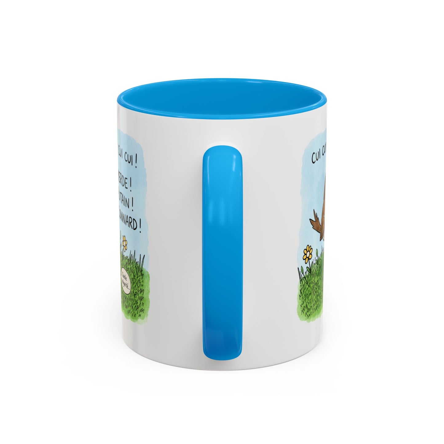 Tasse Cui Cui Merde Putain Connard – Mug Humour Oiseau Vulgaire – Cadeau Homme Femme 325ml