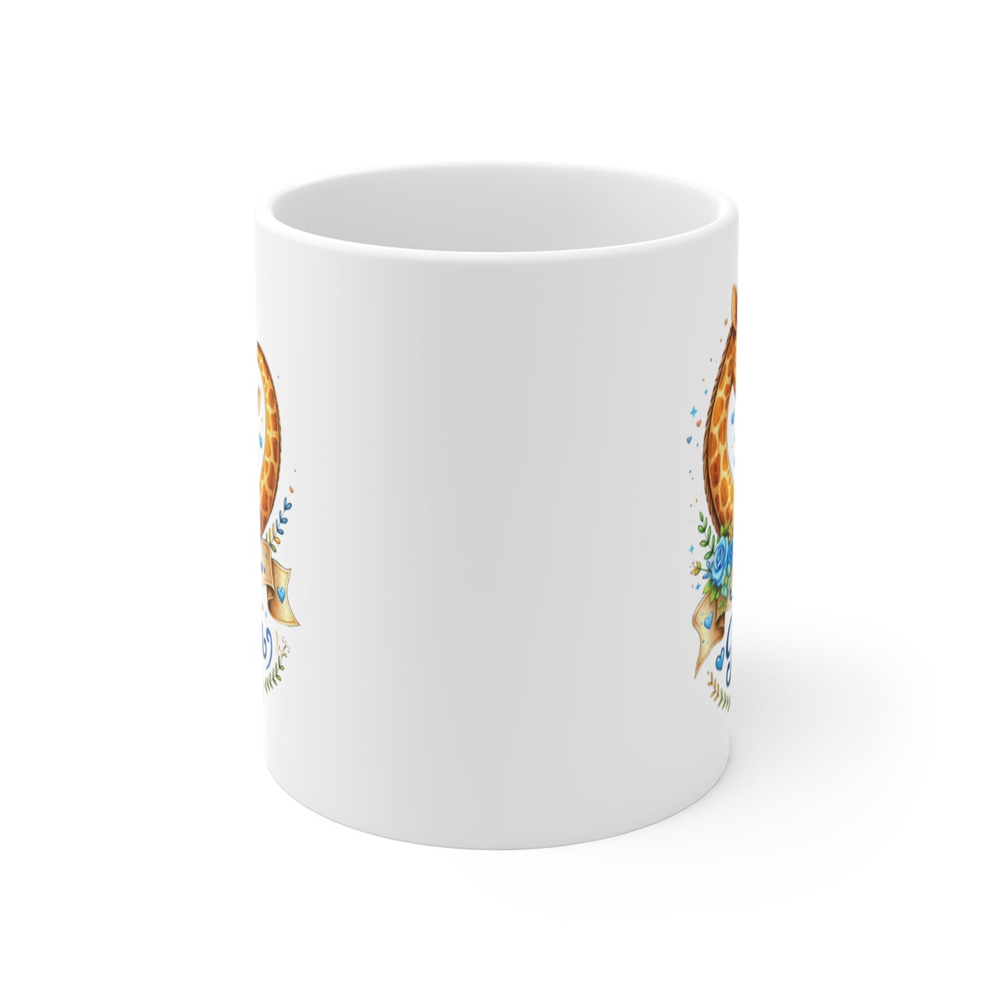 Mug Amour de Papa – Tasse Girafes Mignonnes en Cœur – Cadeau Fête des Pères, Anniversaire, Idée Cadeau Papa