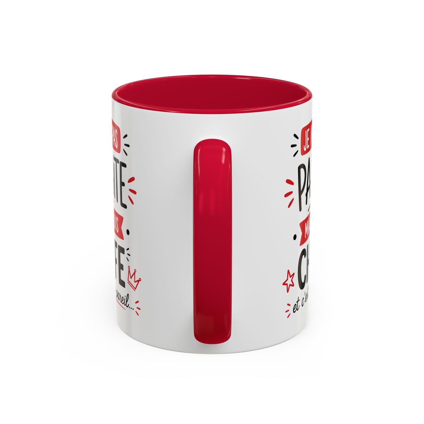 Tasse Je Ne Suis Pas Parfaite Mais Je Suis Cheffe – Mug Humour Travail Femme – Cadeau Cheffe Collègue Responsable 325ml