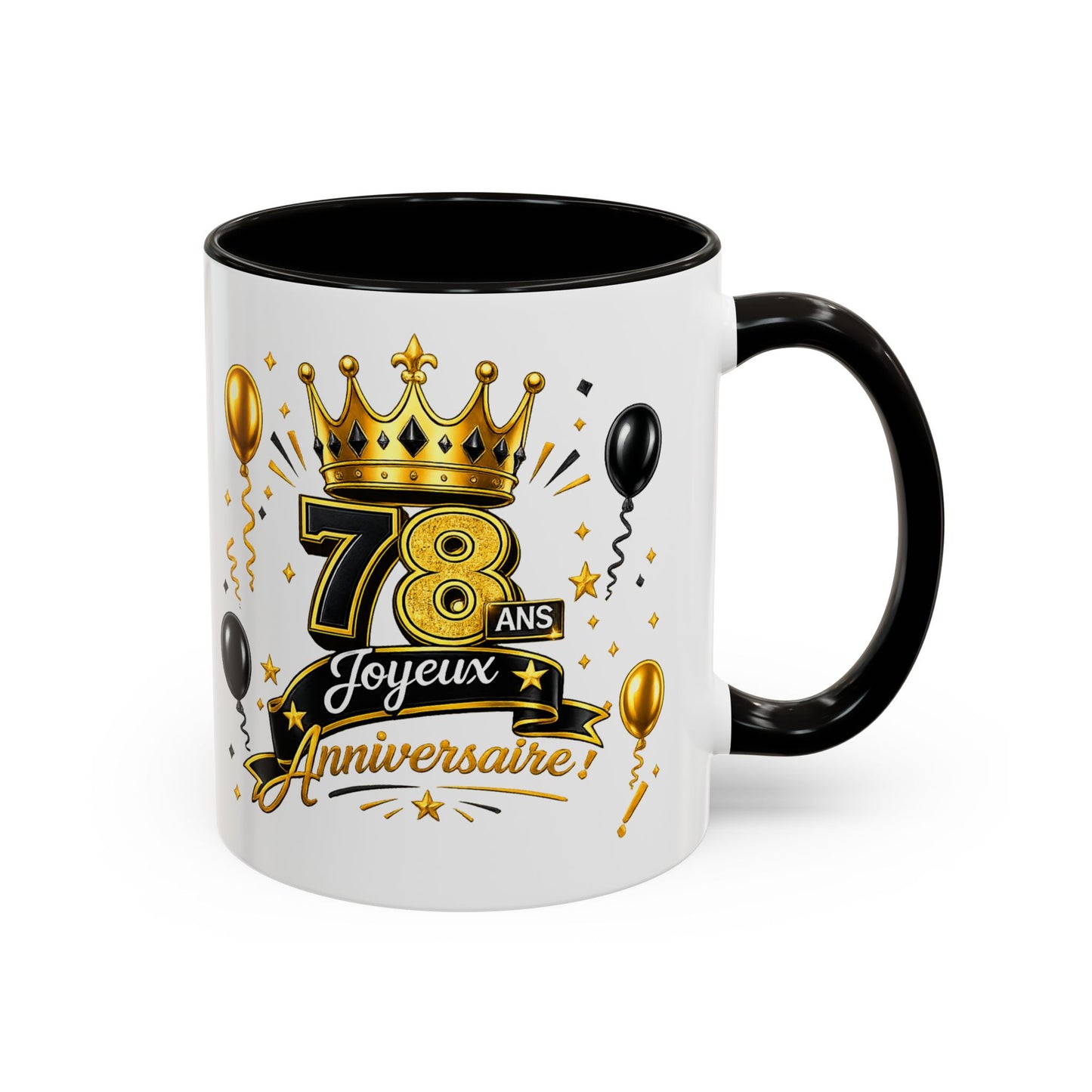 Mug Joyeux 78 Ans – Tasse Anniversaire 78 Ans – Cadeau Original pour Femme Homme – Idée Cadeau 78e Anniversaire
