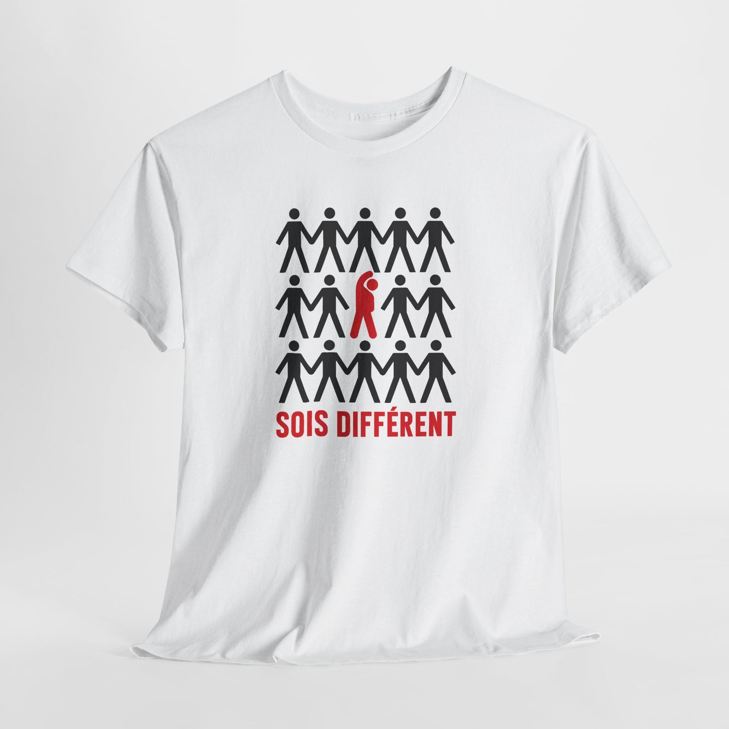 T-Shirt Homme et Femme Motivation – Originalité Confiance en Soi Individualité – Cadeau Inspirant