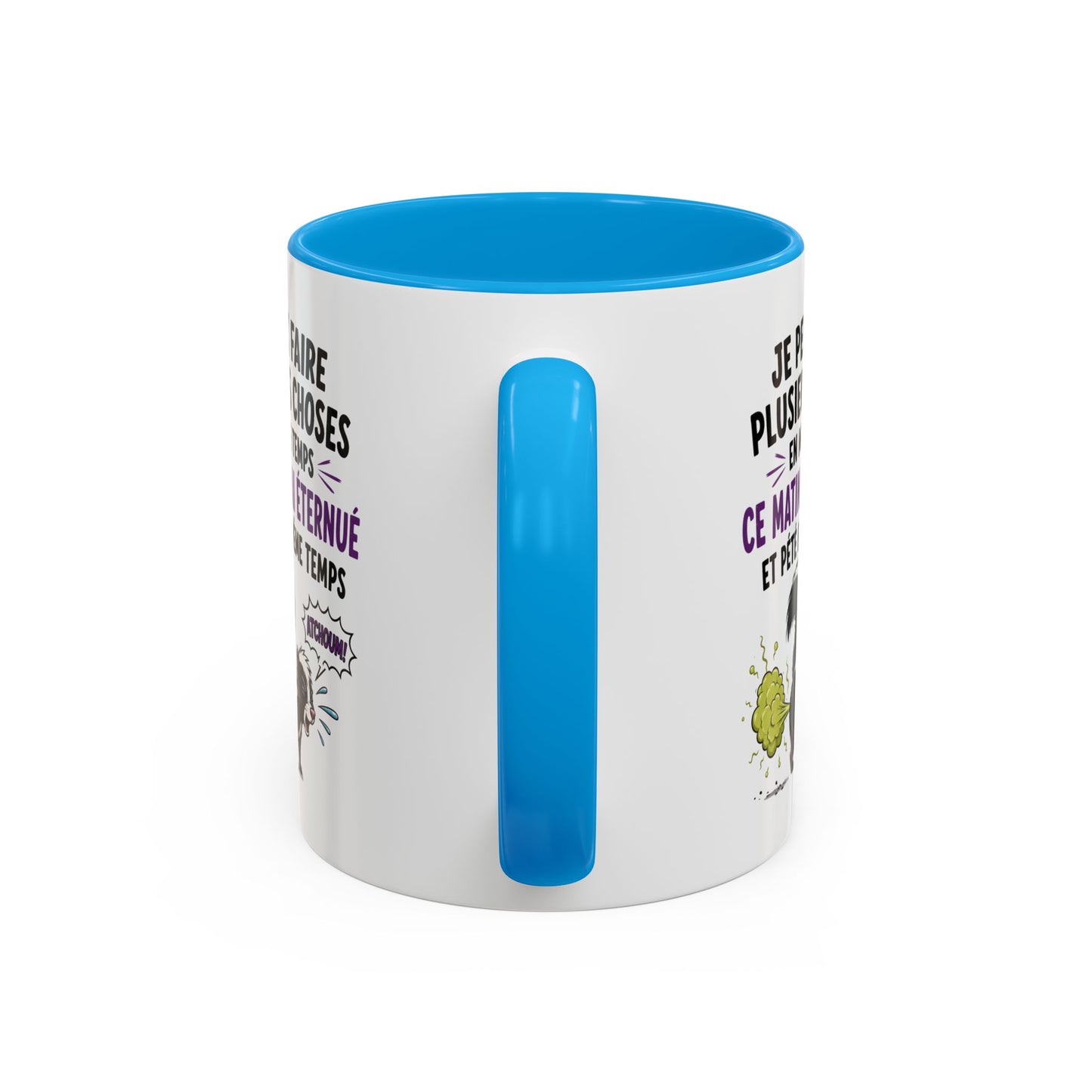 Tasse Humour Homme et Femme – Mug Drôle Pet et Prout avec Putois – Cadeau Original Rigolo pour Ami Collègue Anniversaire 325 ml