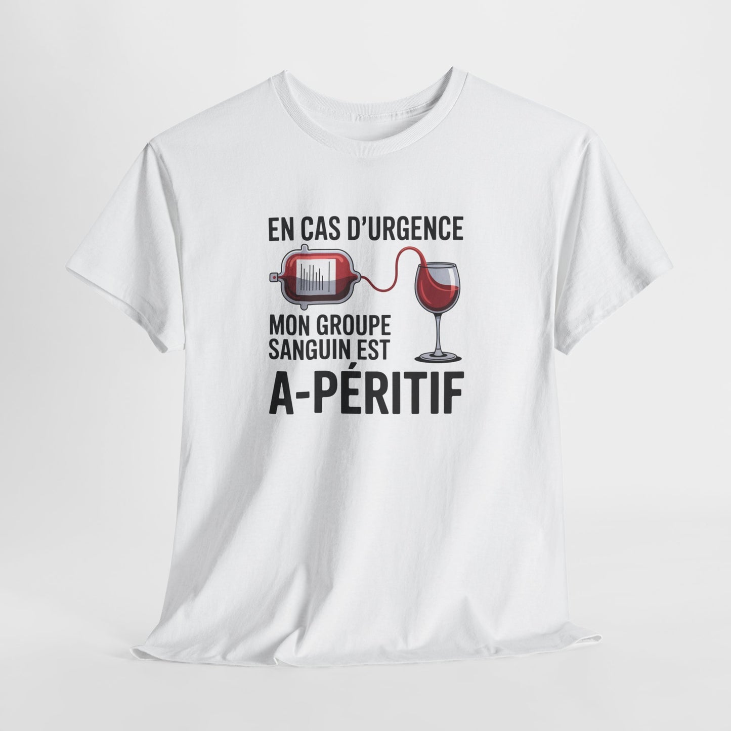 T-Shirt Infirmier Humoristique Homme Femme – Tee Shirt Don du Sang Drôle – Cadeau Médecin Infirmière Noir Blanc Gris