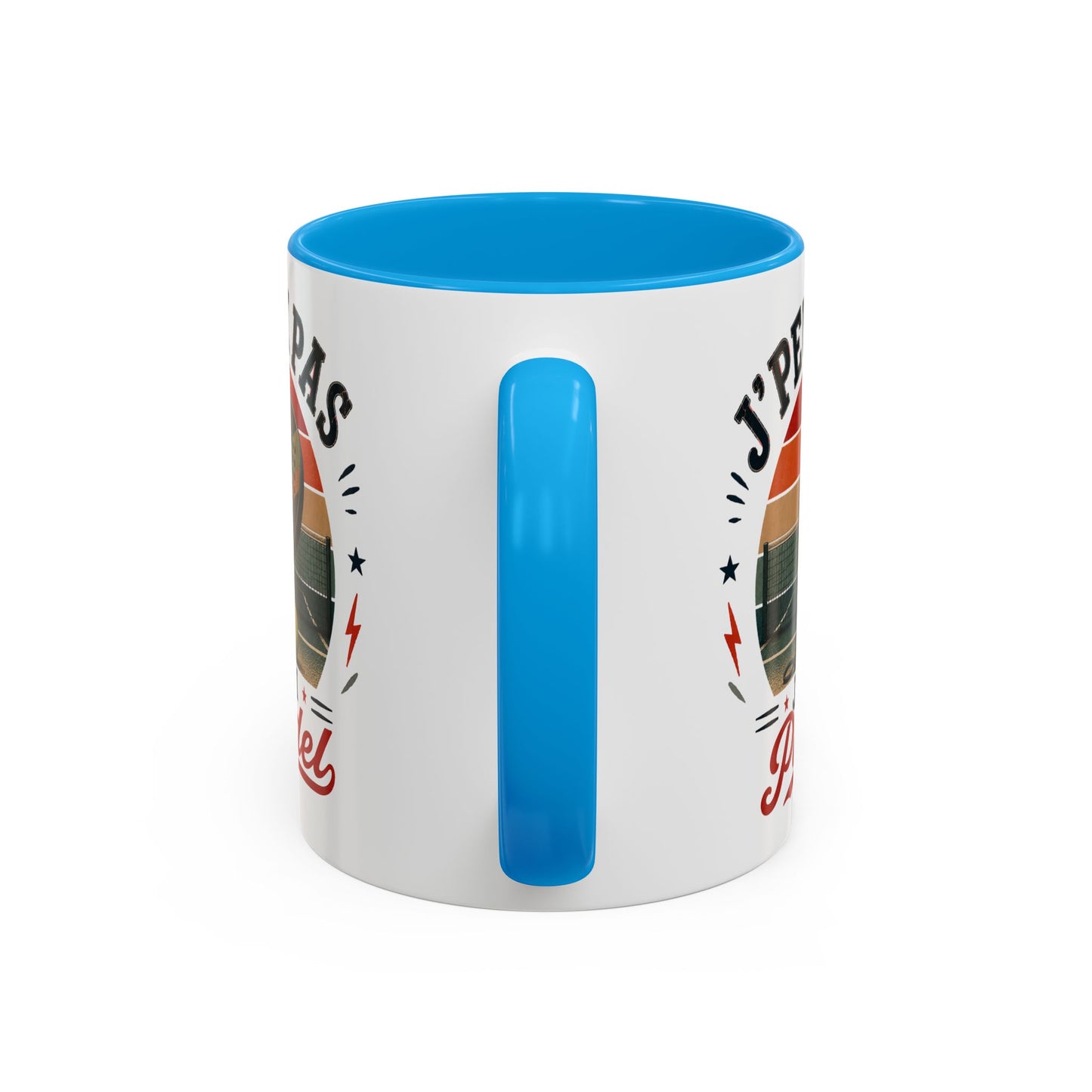 Tasse J’Peux Pas J’Ai Padel – Mug Humour Joueur de Padel Vintage – Cadeau Sport Homme Femme 325ml