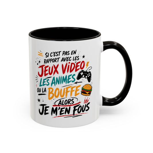 Mug Gamer Homme Humour – Tasse Jeux Vidéo Animés Bouffe – Cadeau Geek Original Gaming 325ml