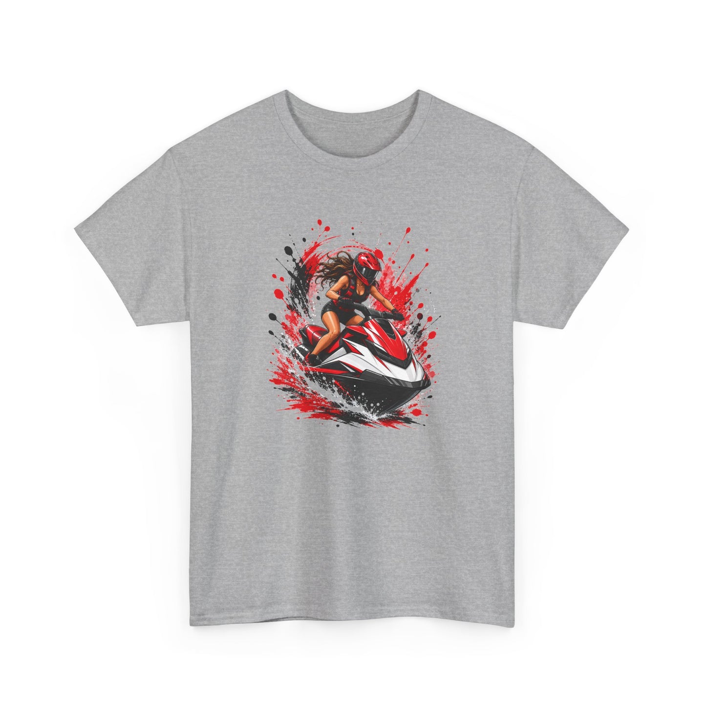 Tee Shirt Jet Ski Femme – Motarde des Mers – T-Shirt Sport Nautique Cadeau Femme