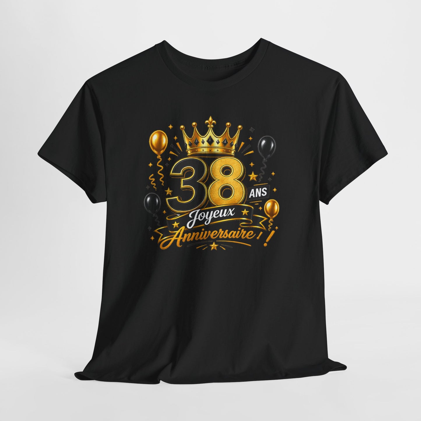 Tee Shirt Anniversaire 38 Ans Homme et Femme Joyeux Anniversaire Cadeau 38 Ans Idée Cadeau Adulte