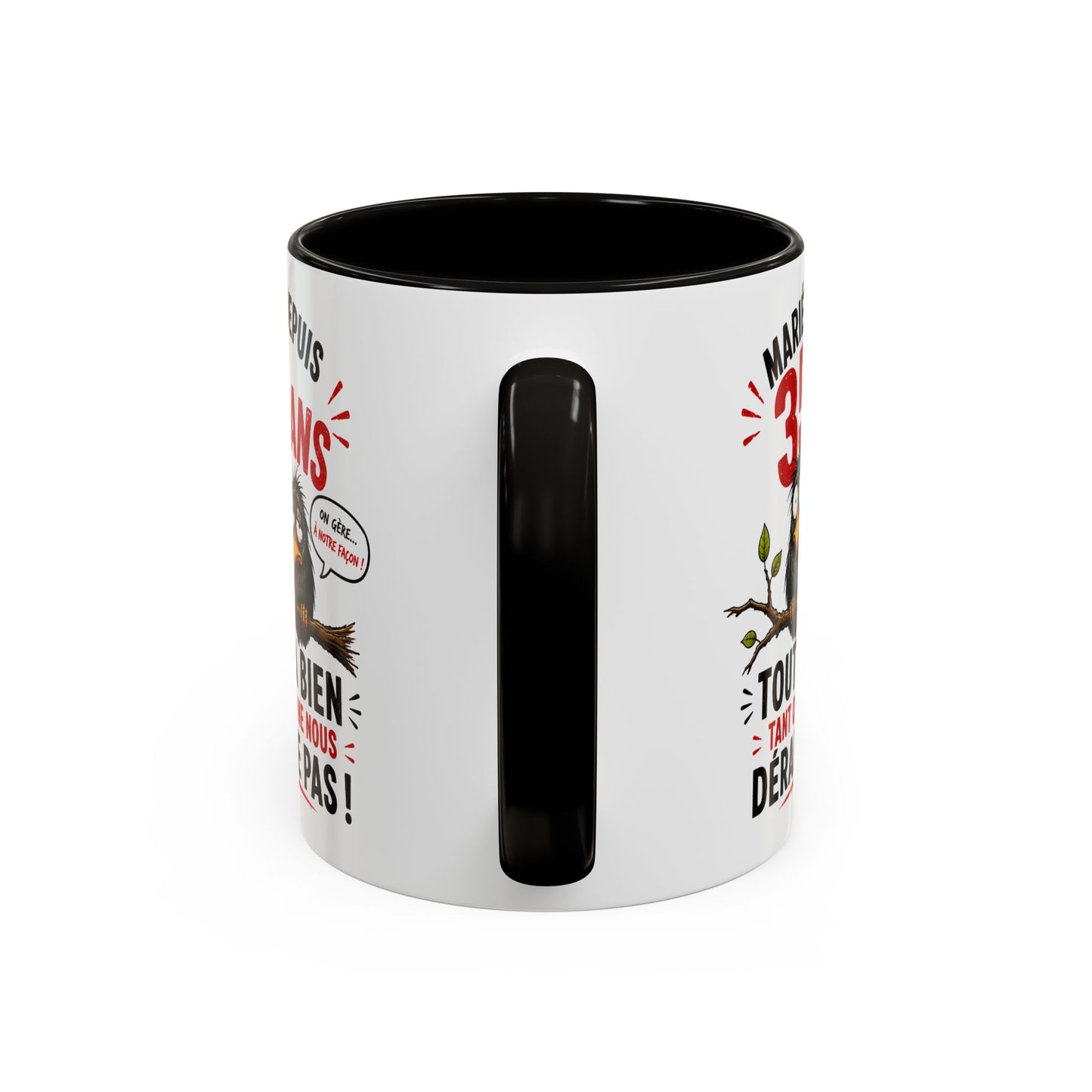 Tasse Mariés Depuis 35 Ans – Mug Humour Anniversaire de Mariage Homme Femme – Cadeau Couple 35 Ans de Mariage 325 ml