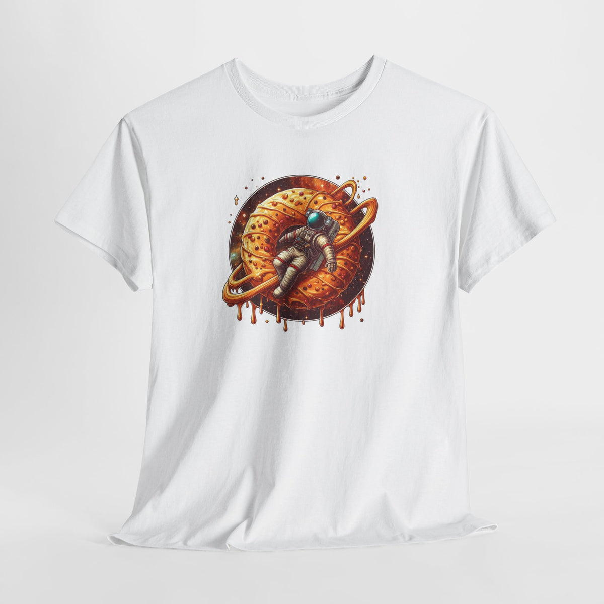 Tee Shirt Astronaute Donut Espace Homme Femme – T-Shirt Donut Planète Galaxie – Design Spatial Gourmand Original