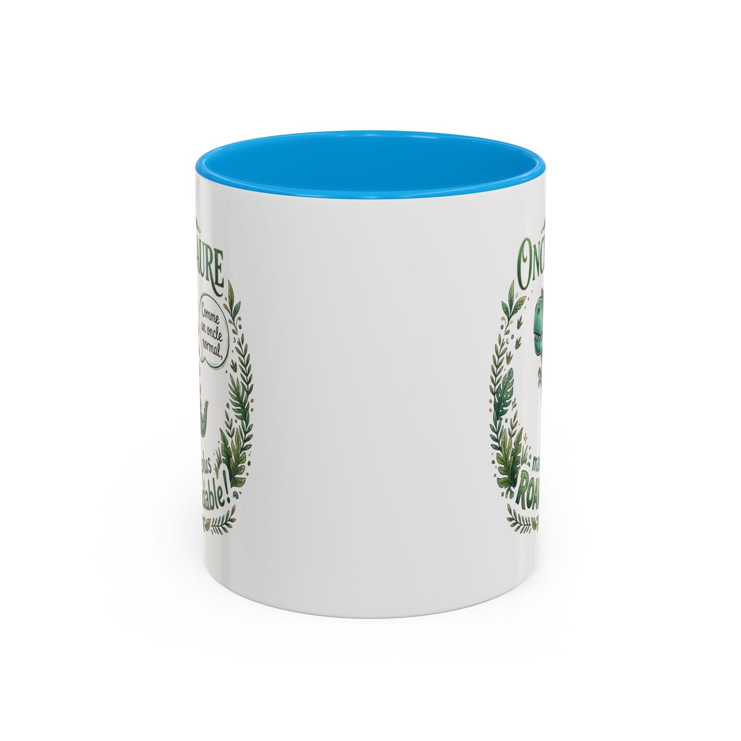 Tasse Oncle Dinosaure 325ml – Mug Céramique Humour Tonton Cadeau Original Famille Dinosaure