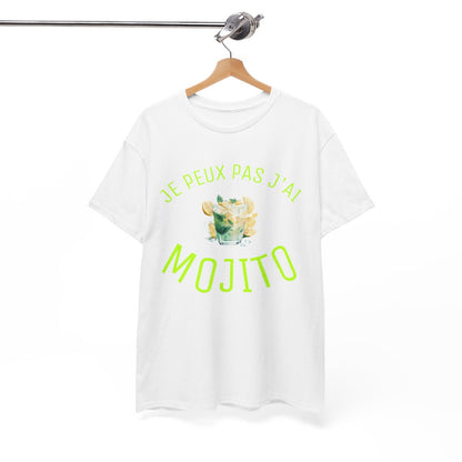 Tee Shirt Unisex Je peux pas J'ai Mojito idée cadeau humour drôle