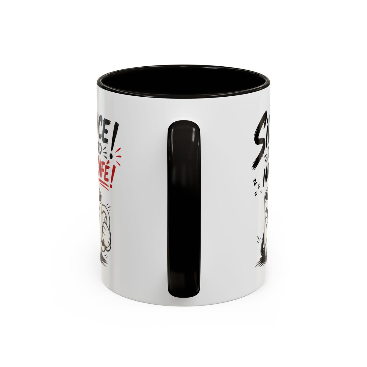 Mug Silence d’Abord Mon Café – Tasse Humour Café – Cadeau Drôle Original Homme Femme – Pause Café