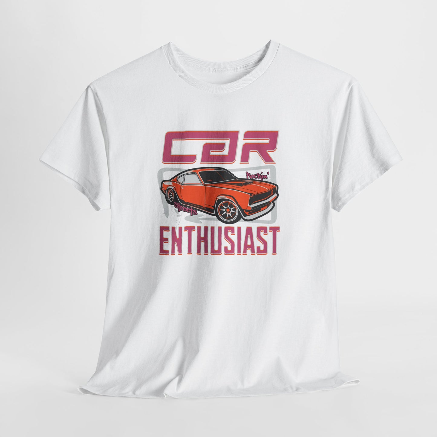 T-Shirt Car Enthusiast Homme Femme – Tee Shirt Voiture Vintage Racing – Design Auto Street Car Lover Noir Blanc Gris Cadeau