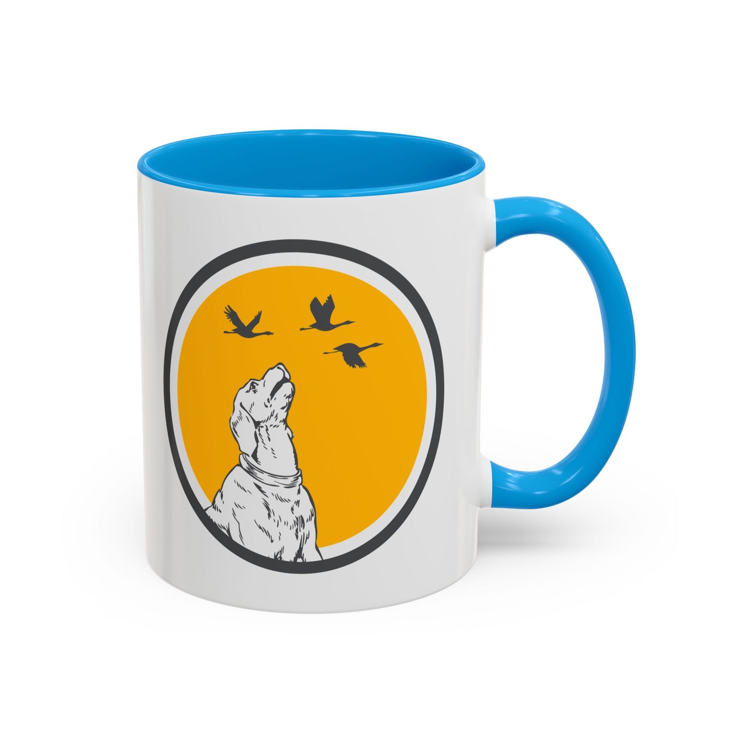 Mug Labrador Homme et Femme – Tasse Chien pour Maître et Maîtresse – Cadeau Amoureux du Labrador – Idée Cadeau Propriétaire de Chien Passionné Nature – 325 ml Noir Bleu Rouge