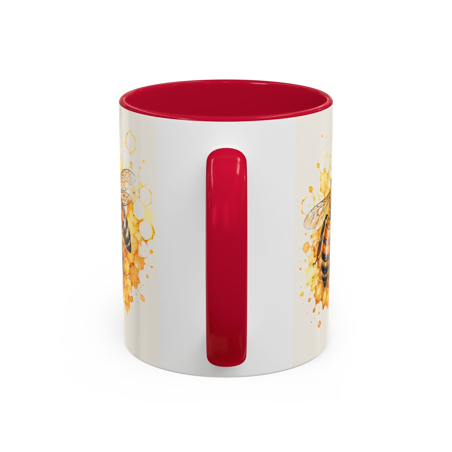 Tasse Abeilles Miel – Mug Apiculture avec Ruche et Rayon de Miel – Cadeau Nature 325ml