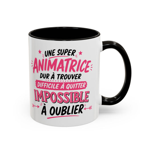 Mug Animatrice Femme Humour – Tasse “Une Super Animatrice” – Cadeau Original Métier Animatrice 325ml