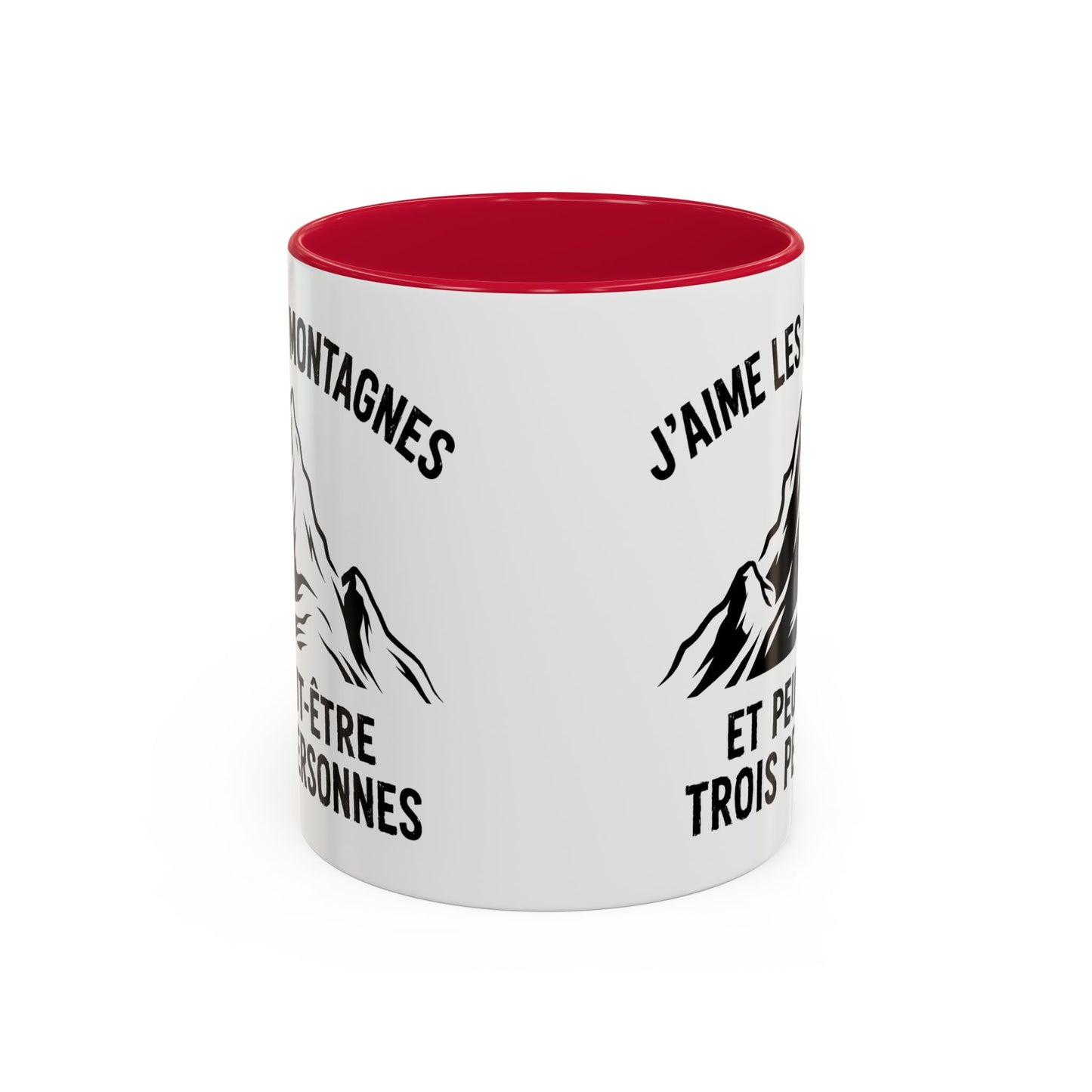 Tasse Montagne Homme et Femme – Mug Humour Randonnée Nature Alpinisme – Cadeau Original Randonneur Campeur Amoureux des Sommets – 325 ml