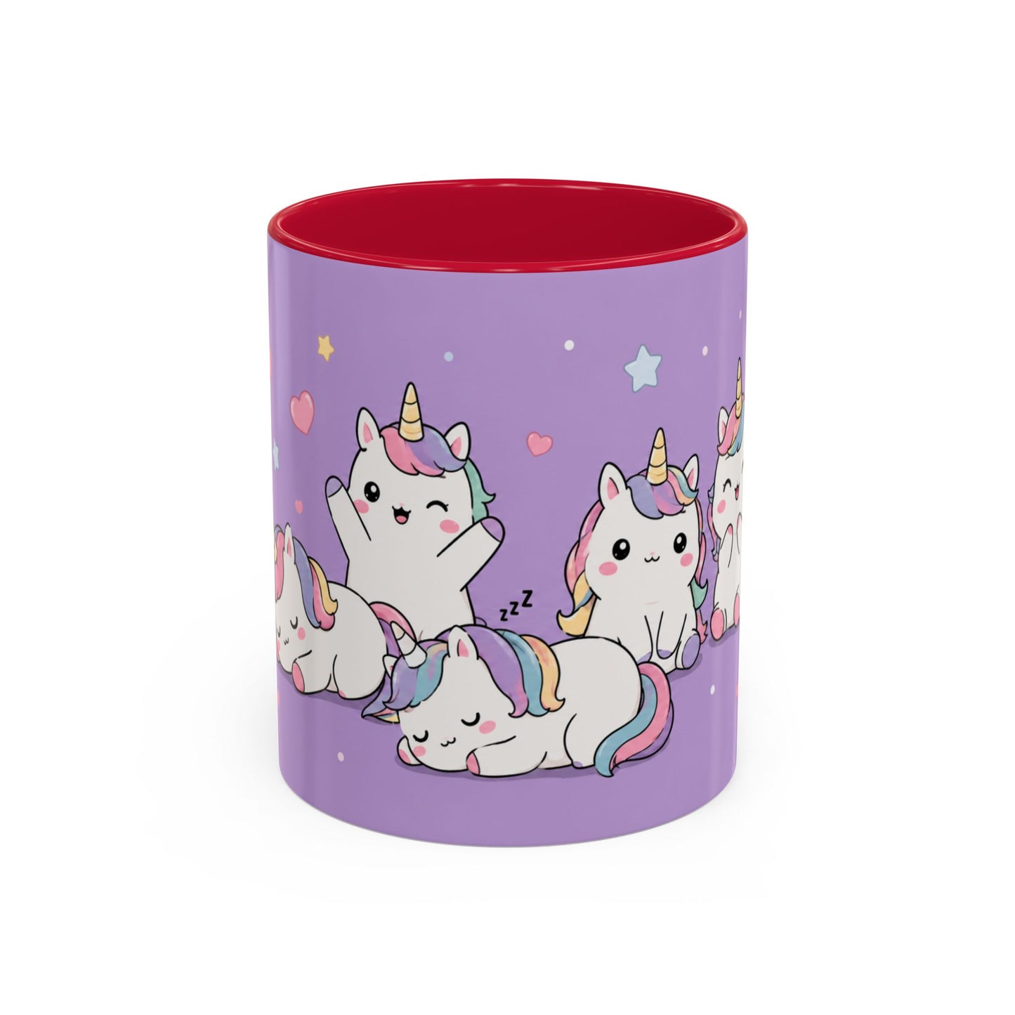 Tasse Licornes Kawaii – Mug Cute avec Petites Licornes Pastel – Cadeau Mignon Enfant Fille 325ml