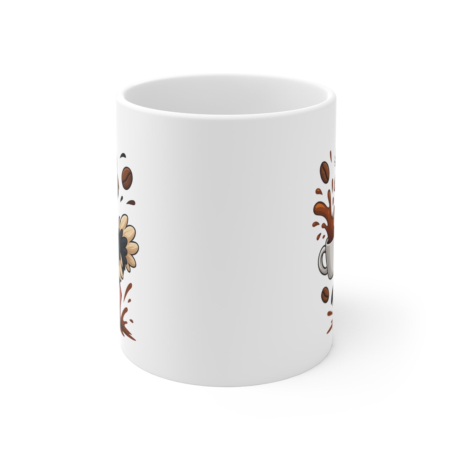 Mug Autruche Café – Tasse Céramique 325ml – Design Cartoon Mignon – Cadeau Original Amateur de Café