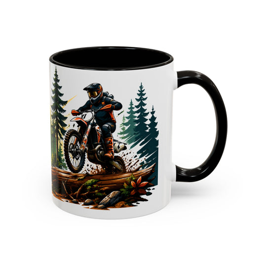 Tasse Moto Cross Enduro – Mug Pilote Motocross Tout Terrain – Cadeau Passion Moto 325ml