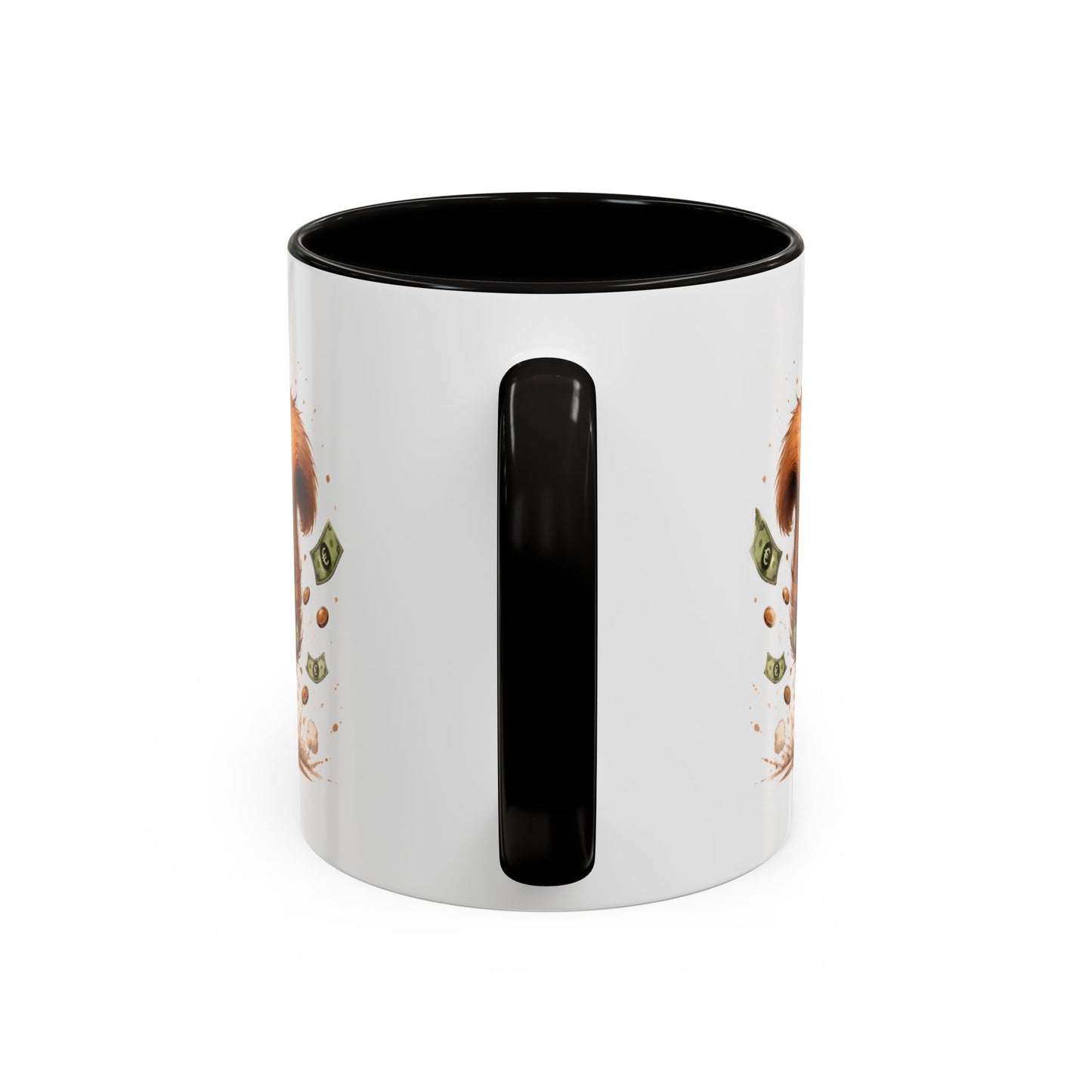 Tasse L’Argent Part Vite Mais Je Le Dépense Encore Plus Vite – Mug Humour Écureuil 325ml