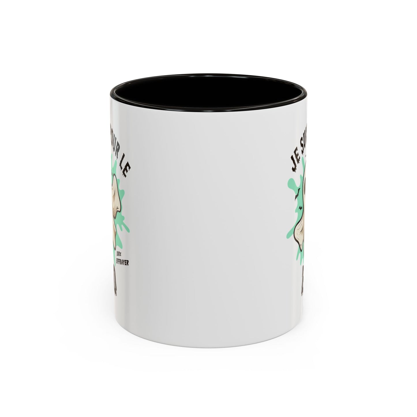 Mug Halloween Fantôme Humour – Tasse Effrayante Drôle Esprit Boo – Cadeau Halloween Homme et Femme Noir Bleu Rouge