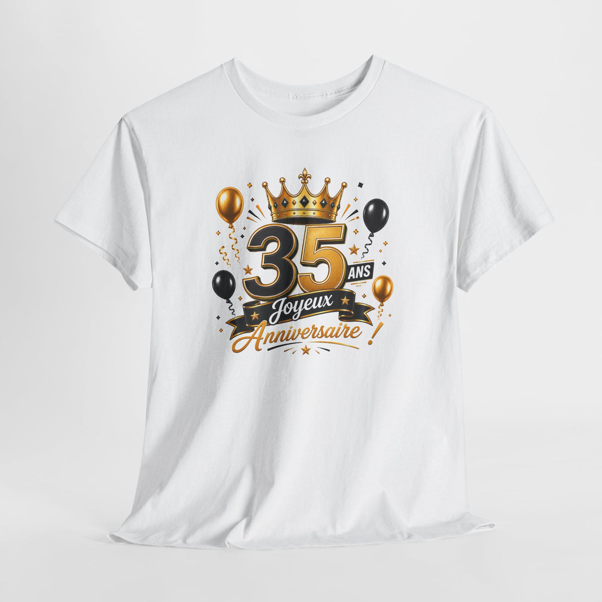 Tee Shirt Anniversaire 35 Ans Homme et Femme Joyeux Anniversaire Cadeau 35 Ans Idée Cadeau Adulte