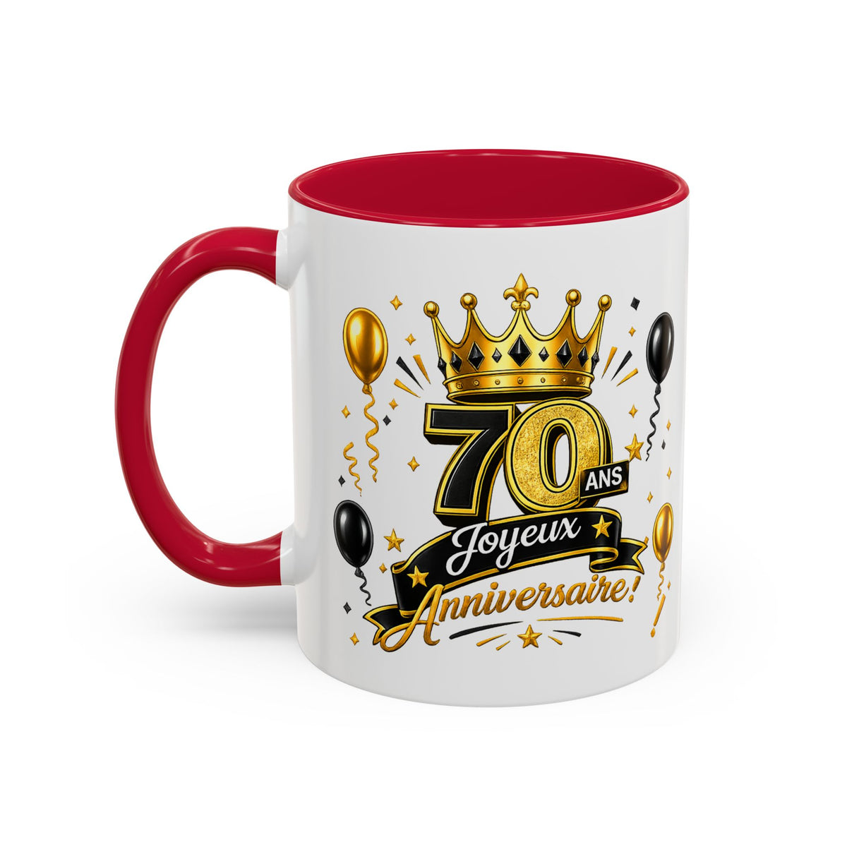 Mug Joyeux 70 Ans – Tasse Anniversaire 70 Ans – Cadeau Original pour Femme Homme – Idée Cadeau 70e Anniversaire