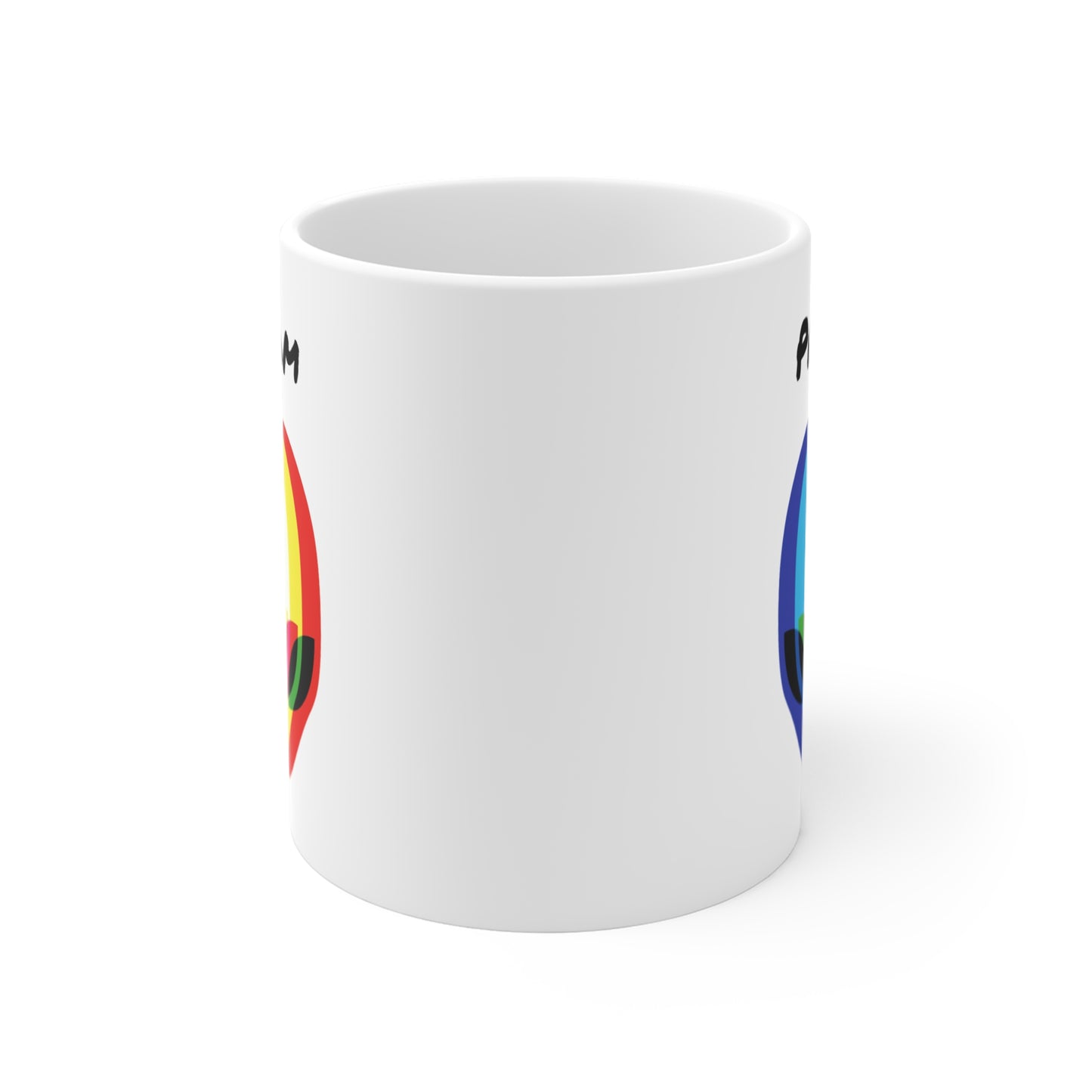 Tasse Personnalisable Alien Multicolore – Mug Prénom Tête Extraterrestre – Cadeau Geek Futuriste 325ml