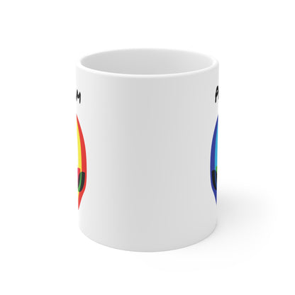 Tasse Personnalisable Alien Multicolore – Mug Prénom Tête Extraterrestre – Cadeau Geek Futuriste 325ml