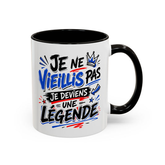 Tasse Je Ne Vieillis Pas Je Deviens Une Légende – Mug Humour Anniversaire – Cadeau Homme Femme 325ml